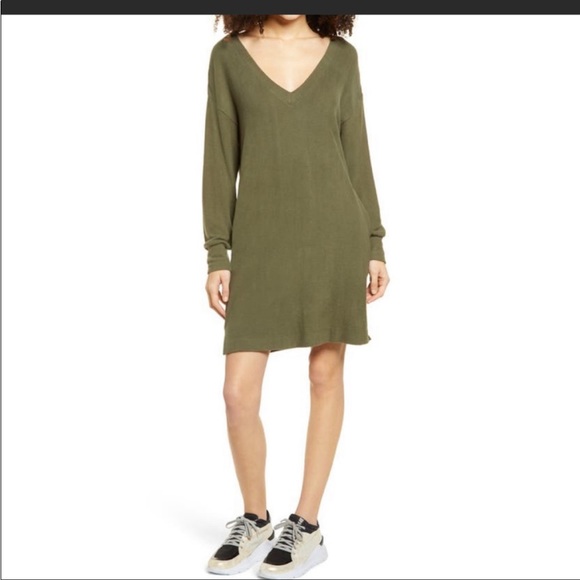 Socialite Double V Knit Dress - Picture 1 of 6